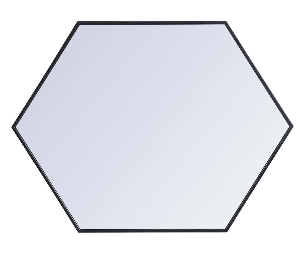 Metal Frame Hexagon Mirror by Elegant - view 24