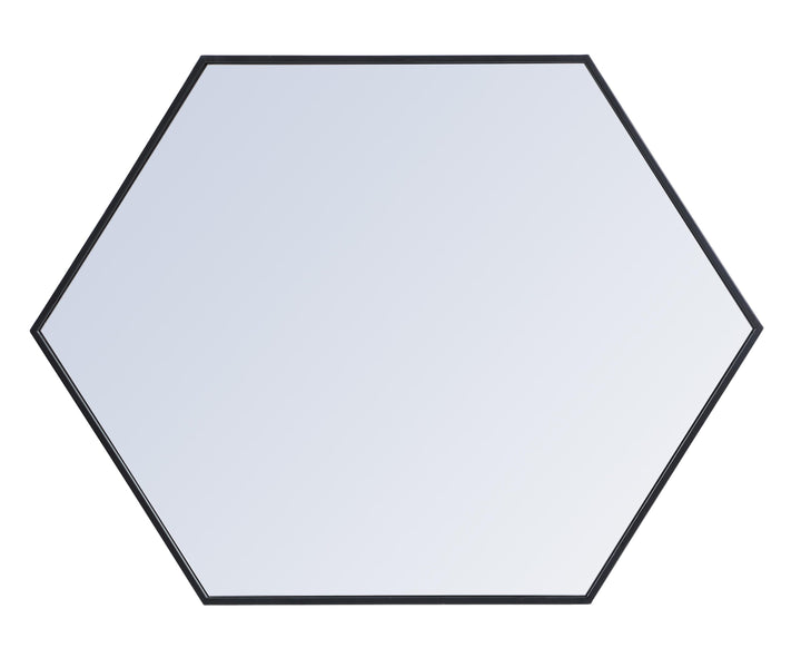 Metal Frame Hexagon Mirror by Elegant - view 24