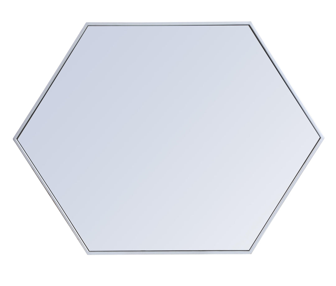 Metal Frame Hexagon Mirror by Elegant - view 36