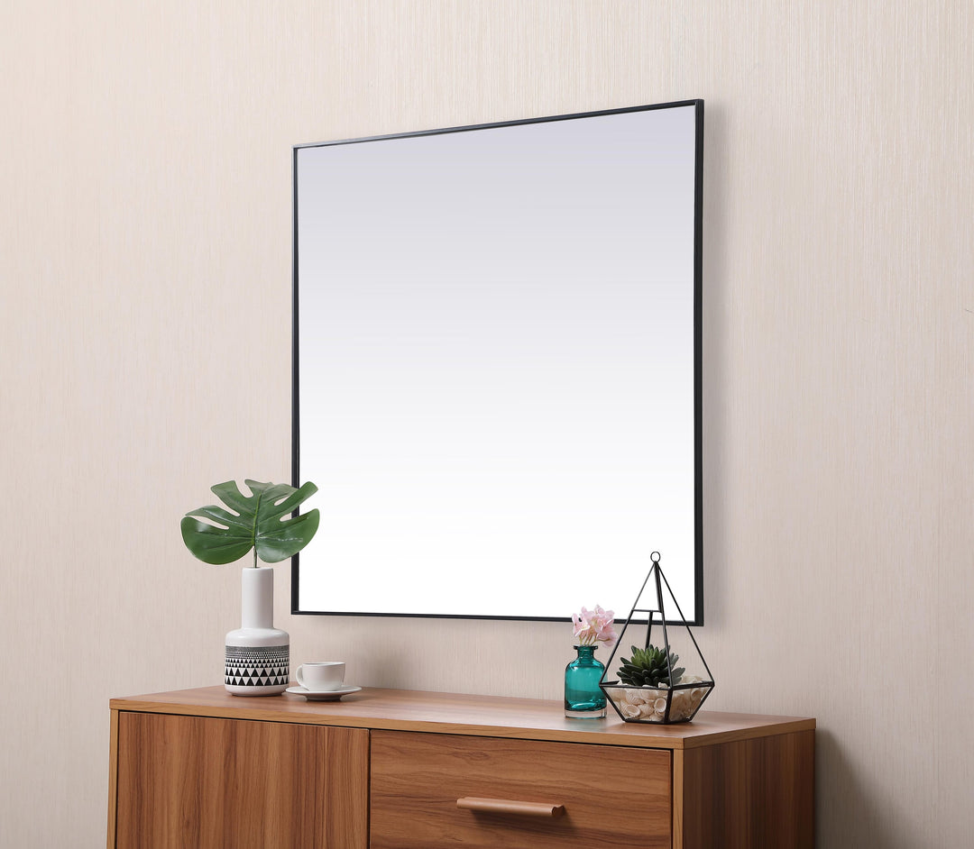 Metal Frame Square Mirror by Elegant - view 59