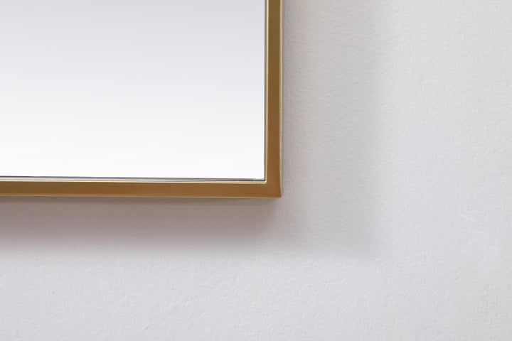 Metal Frame Square Mirror by Elegant - view 66