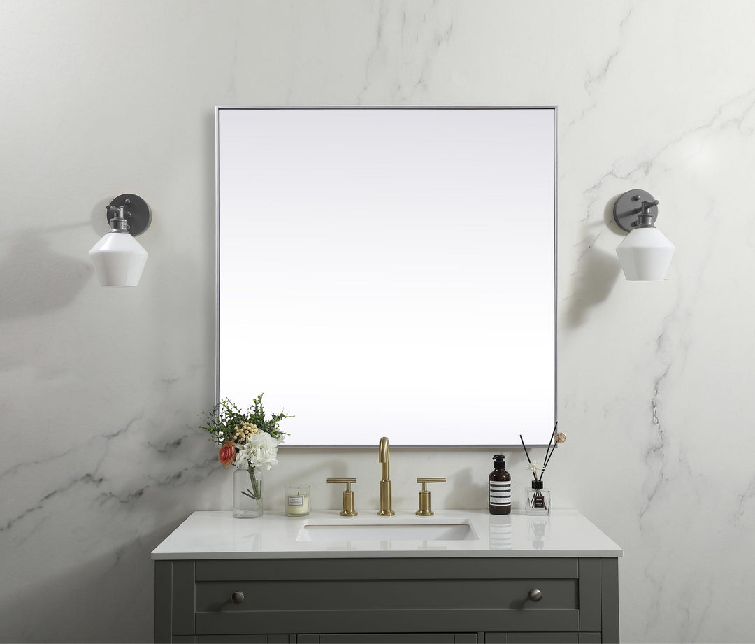 Metal Frame Square Mirror by Elegant - view 68