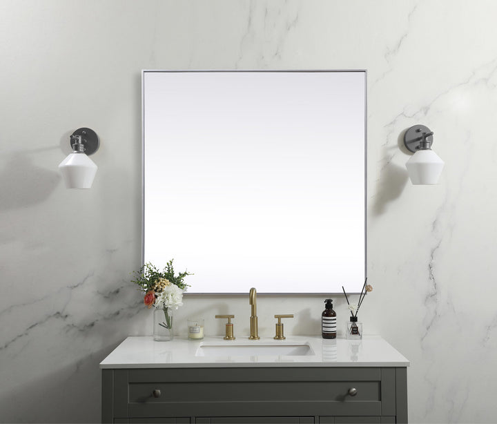 Metal Frame Square Mirror by Elegant - view 68