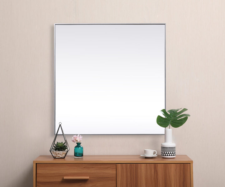 Metal Frame Square Mirror by Elegant - view 70