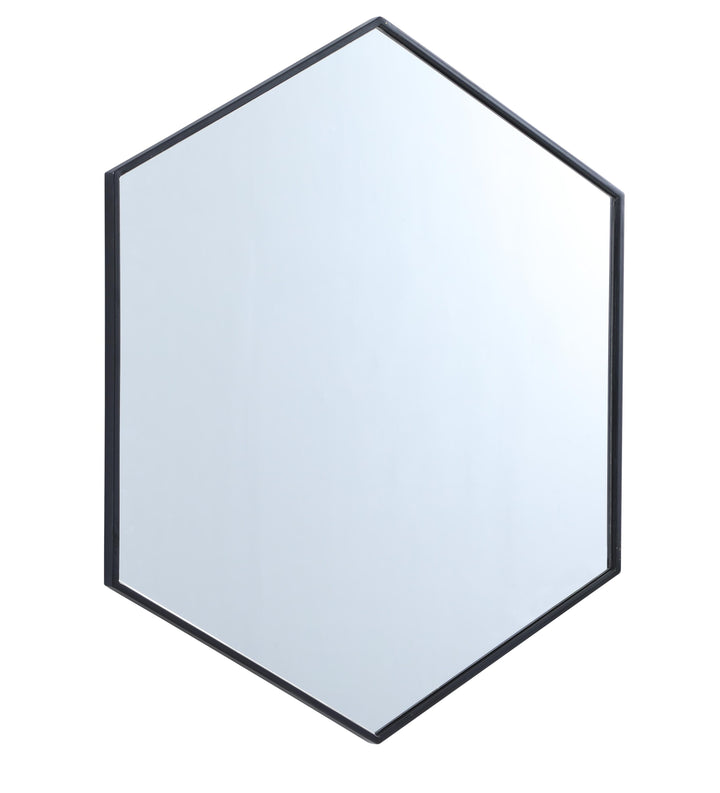 Metal Frame Hexagon Mirror by Elegant - view 41