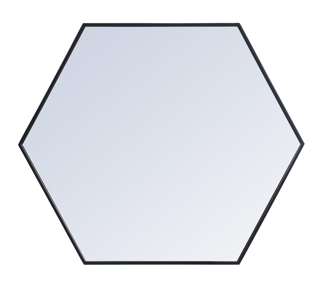 Metal Frame Hexagon Mirror by Elegant - view 42