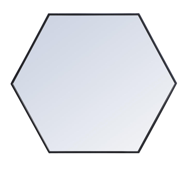 Metal Frame Hexagon Mirror by Elegant - view 42