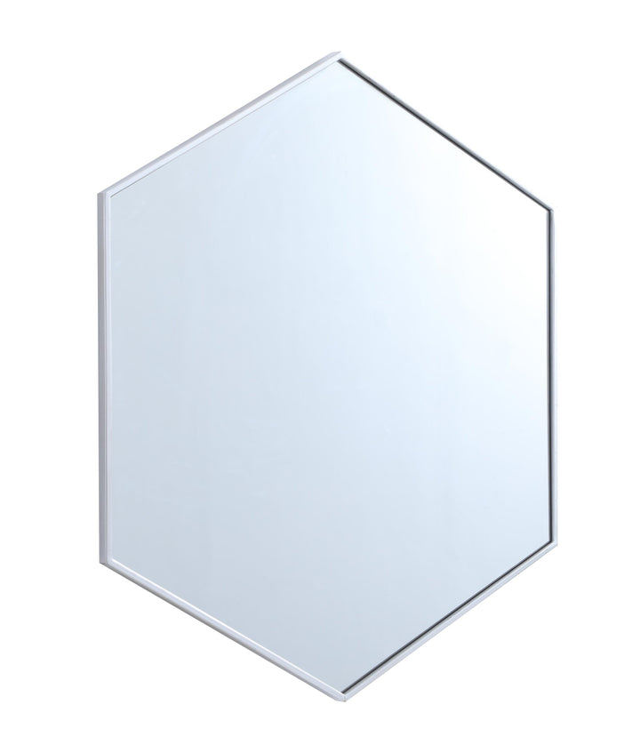 Metal Frame Hexagon Mirror by Elegant - view 53