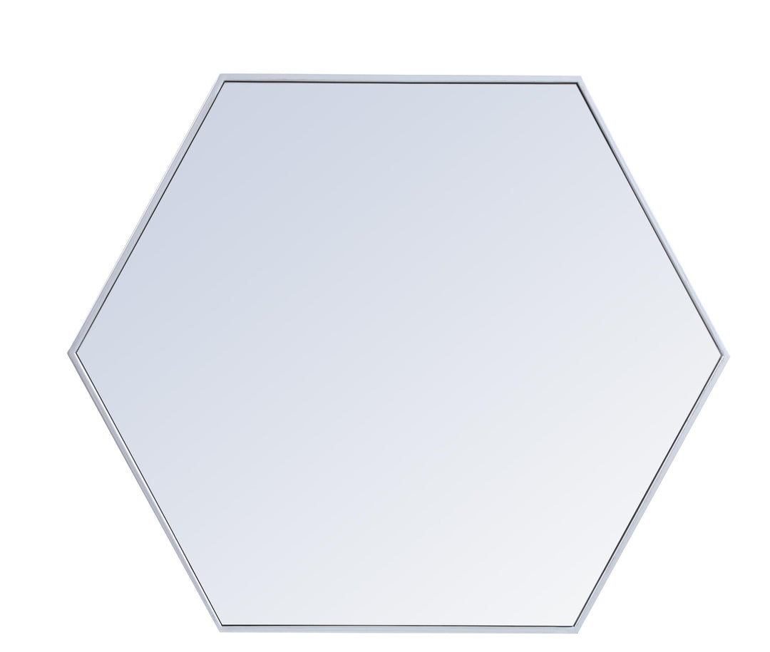 Metal Frame Hexagon Mirror by Elegant - view 54