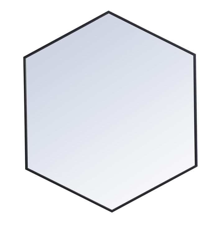 Metal Frame Hexagon Mirror by Elegant - view 56