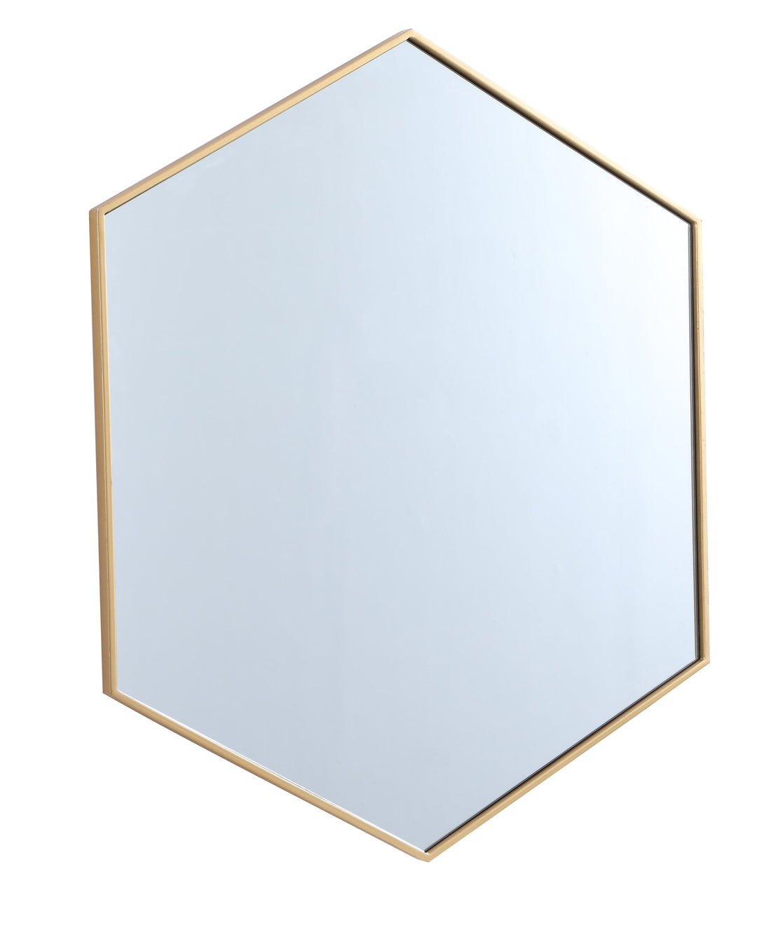 Metal Frame Hexagon Mirror by Elegant - view 65