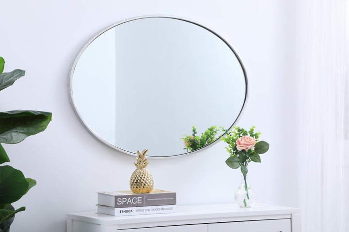 Metal Frame Oval Mirror III by Elegant - view 20
