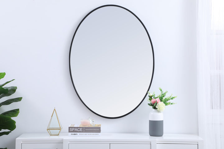 Metal Frame Oval Mirror III by Elegant - view 26