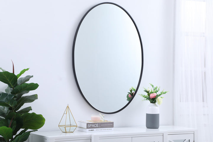Metal Frame Oval Mirror III by Elegant - view 27