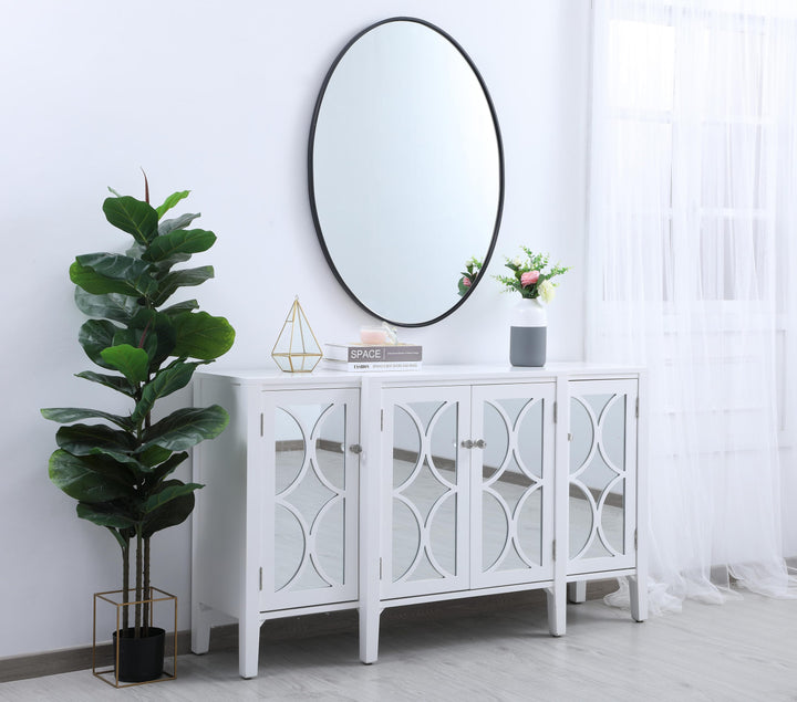 Metal Frame Oval Mirror III by Elegant - view 28