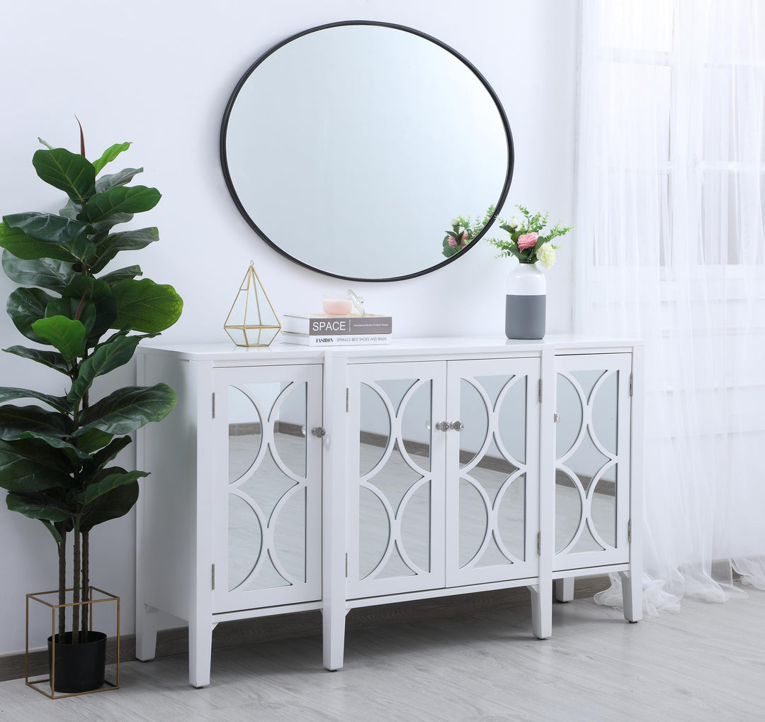 Metal Frame Oval Mirror III by Elegant - view 33