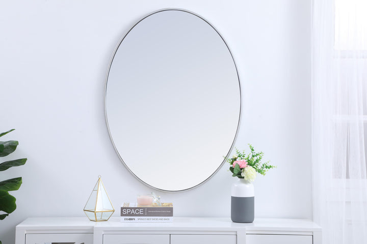 Metal Frame Oval Mirror III by Elegant - view 38