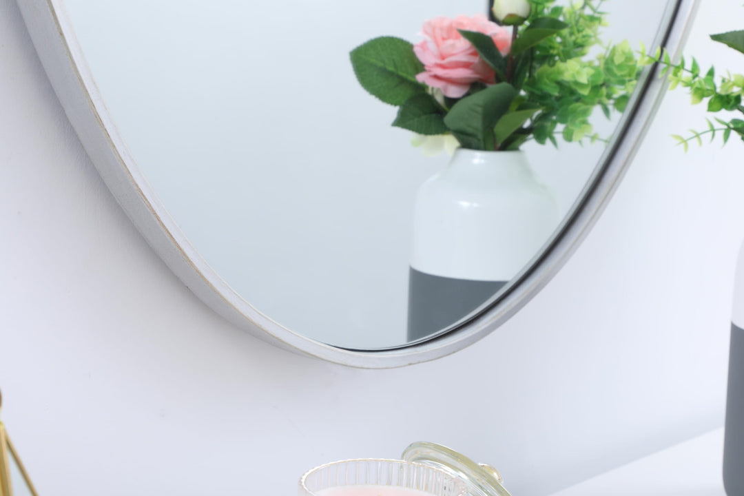 Metal Frame Oval Mirror III by Elegant - view 39