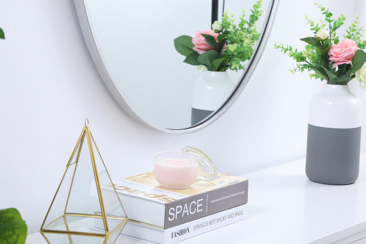 Metal Frame Oval Mirror III by Elegant - view 41