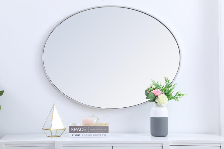 Metal Frame Oval Mirror III by Elegant - view 47