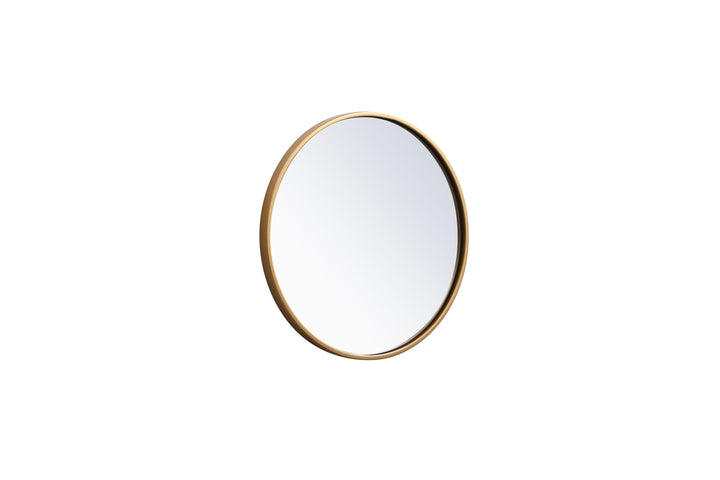 Metal Frame Round Mirror II by Elegant - view 12