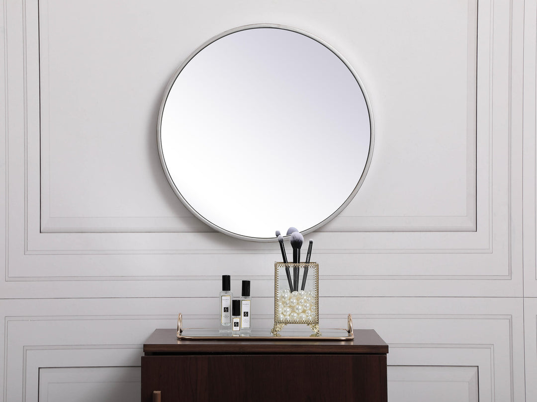 Metal Frame Round Mirror II by Elegant - view 14