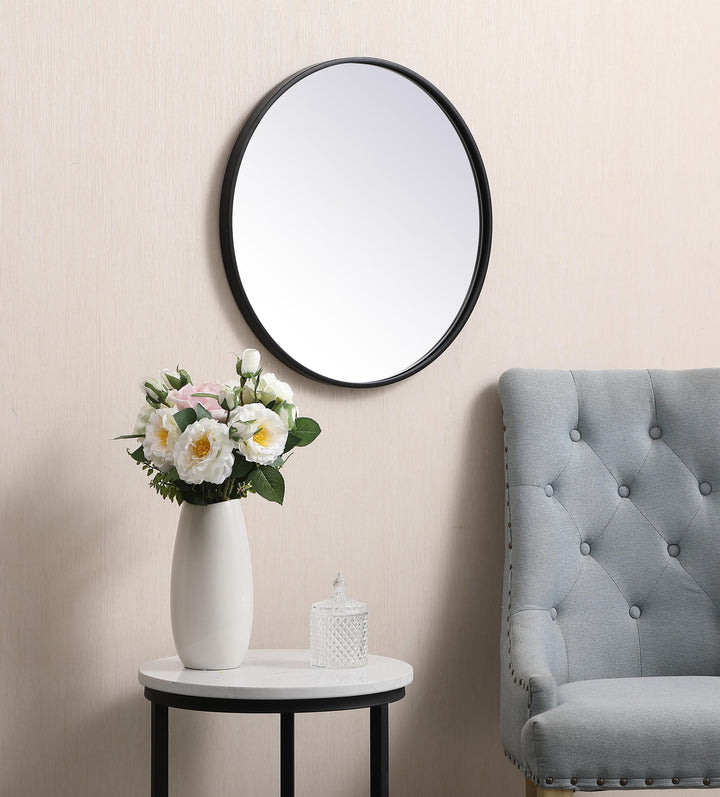 Metal Frame Round Mirror II by Elegant - view 21