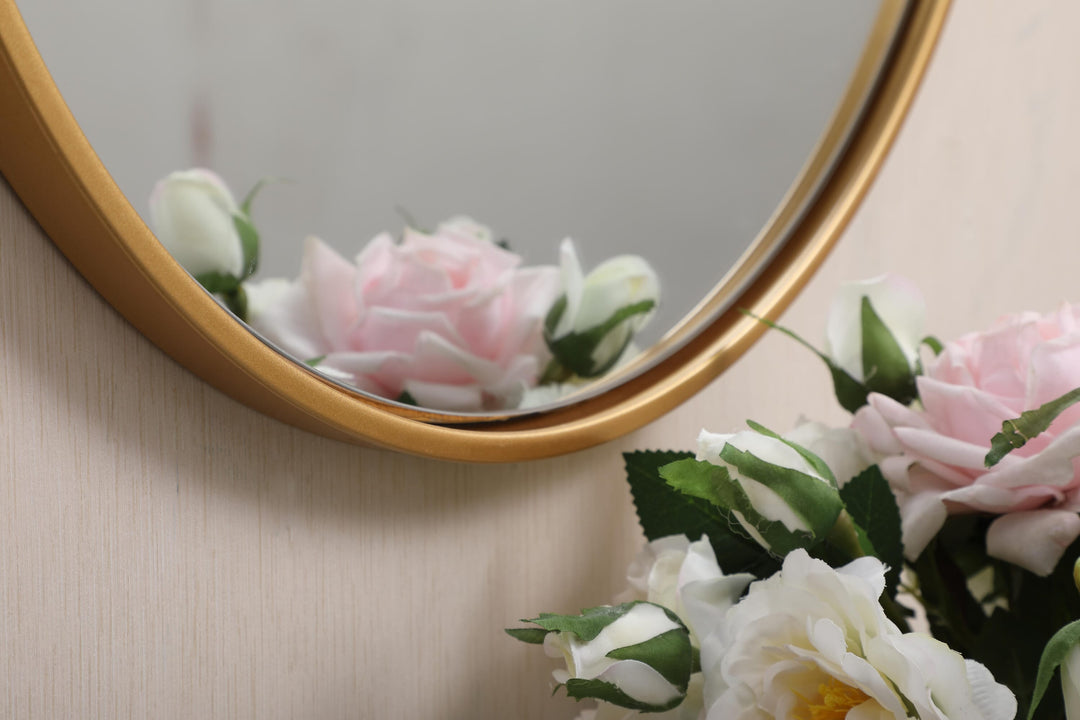 Metal Frame Round Mirror II by Elegant - view 29