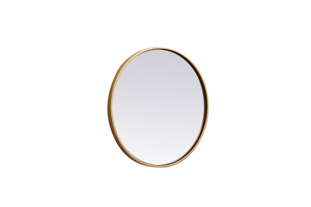 Metal Frame Round Mirror II by Elegant - view 30