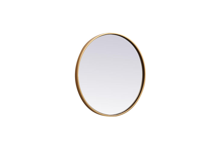 Metal Frame Round Mirror II by Elegant - view 30