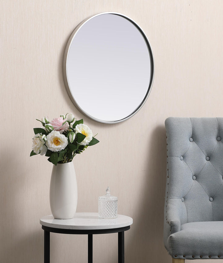Metal Frame Round Mirror II by Elegant - view 33