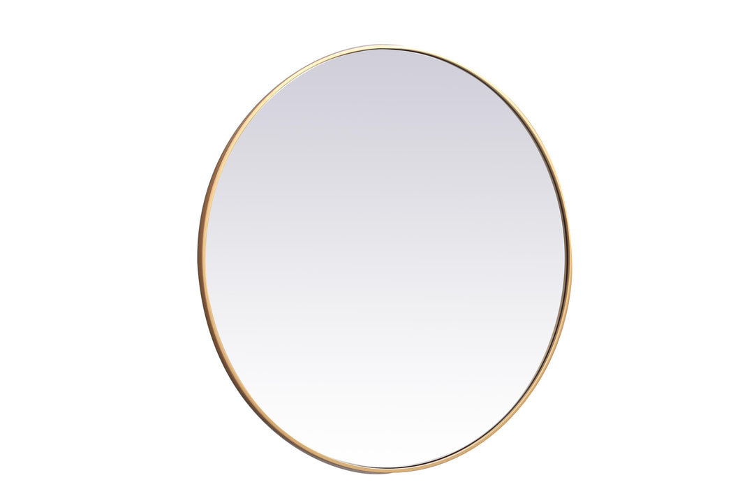 Metal Frame Round Mirror II by Elegant - view 120