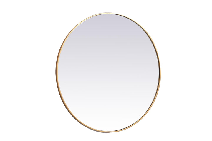 Metal Frame Round Mirror II by Elegant - view 120