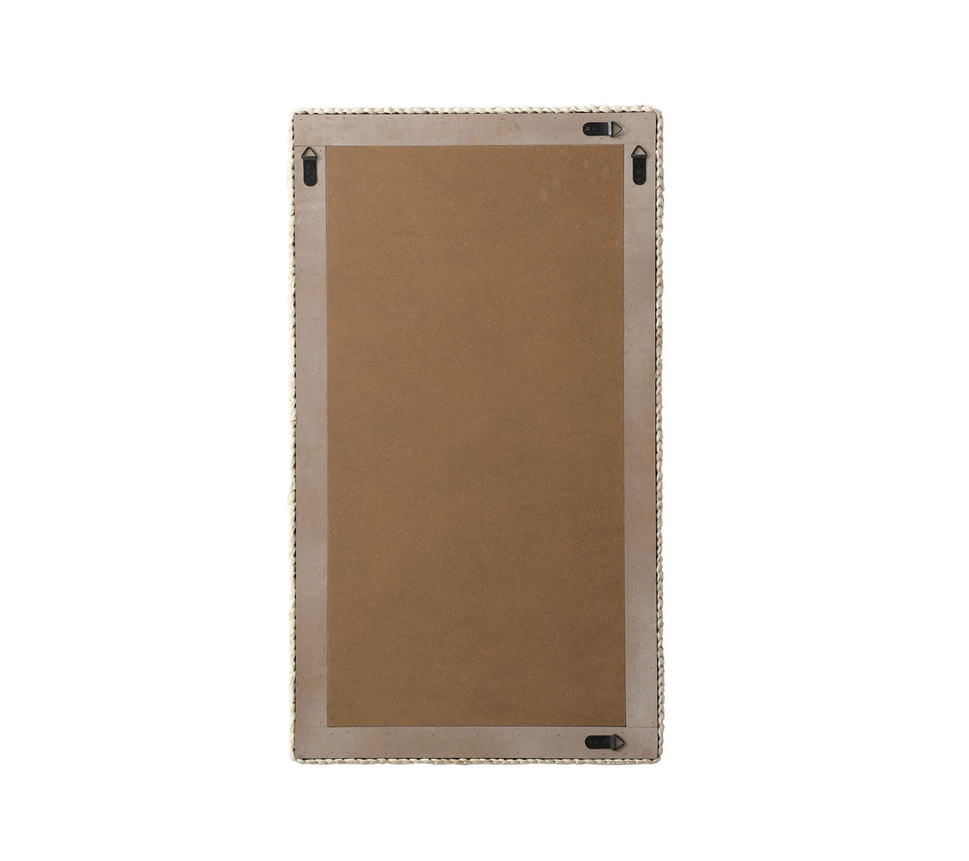 Jute Rectangle Mirror by Elegant - view 11