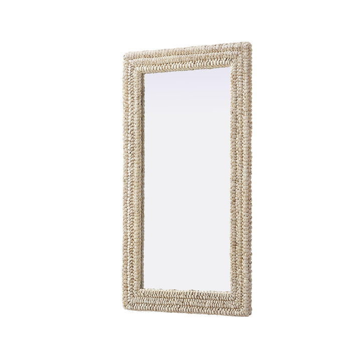 Jute Rectangle Mirror by Elegant - view 4