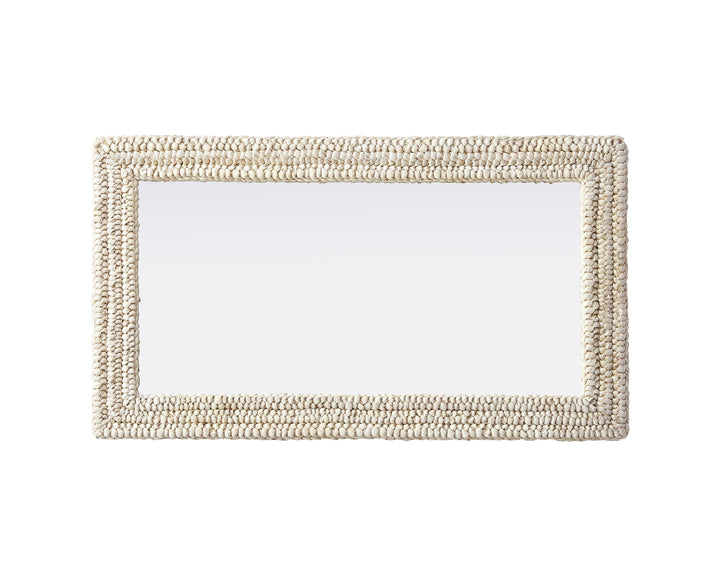 Jute Rectangle Mirror by Elegant - view 5