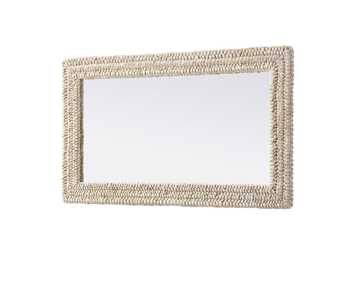 Jute Rectangle Mirror by Elegant - view 8