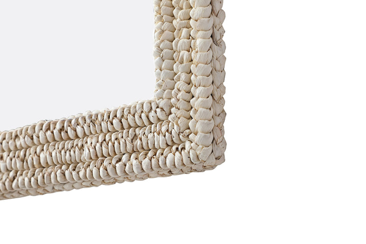 Jute Rectangle Mirror by Elegant - view 9