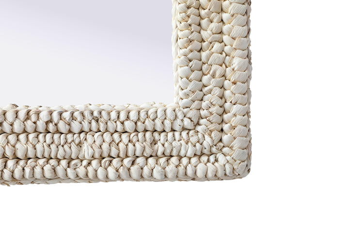 Jute Rectangle Mirror by Elegant - view 10