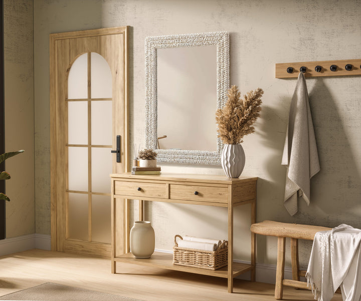 Jute Rectangle Mirror by Elegant - view 14
