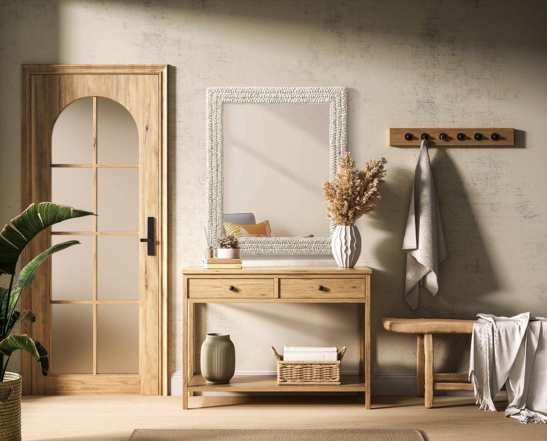 Jute Rectangle Mirror by Elegant - view 24