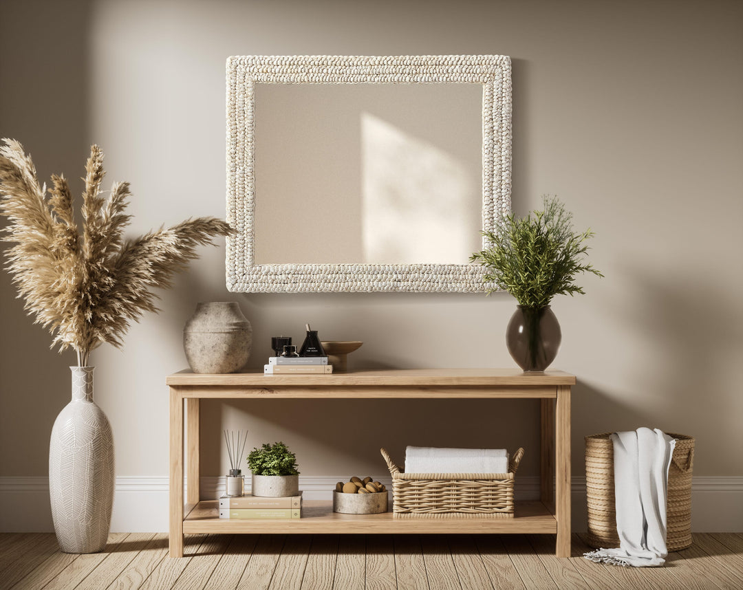 Jute Rectangle Mirror by Elegant - view 28