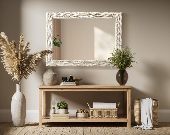 Jute Rectangle Mirror by Elegant - view 39