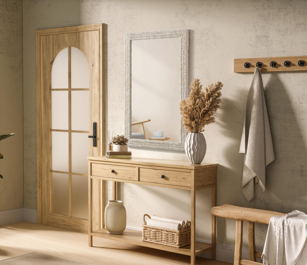 Jute Rectangle Mirror by Elegant - view 47