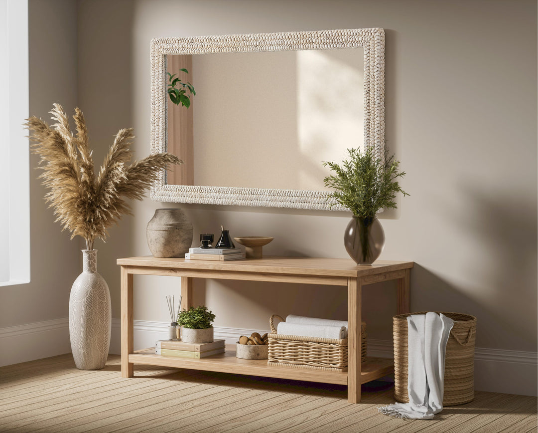 Jute Rectangle Mirror by Elegant - view 51