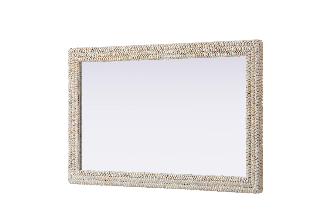 Jute Rectangle Mirror by Elegant - view 52