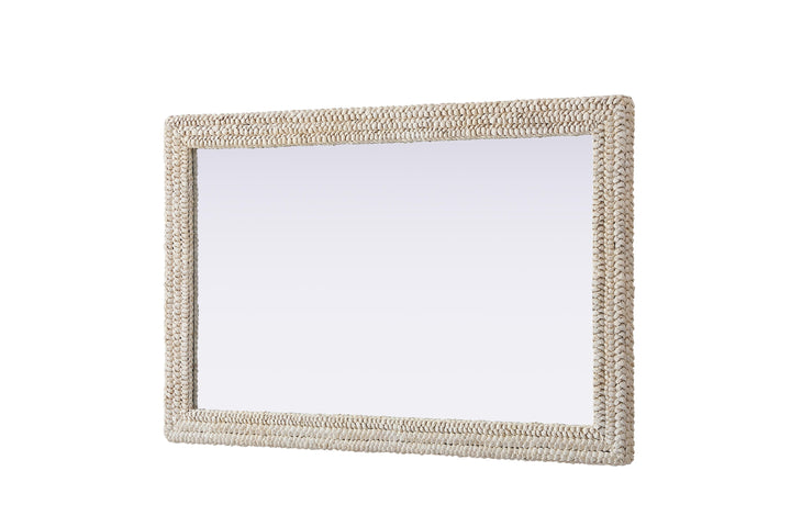 Jute Rectangle Mirror by Elegant - view 52