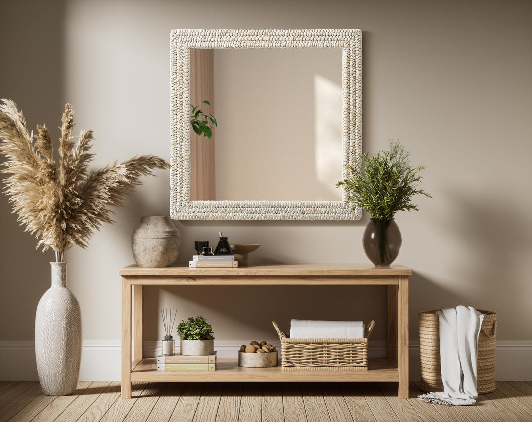 Jute Rectangle Mirror by Elegant - view 57