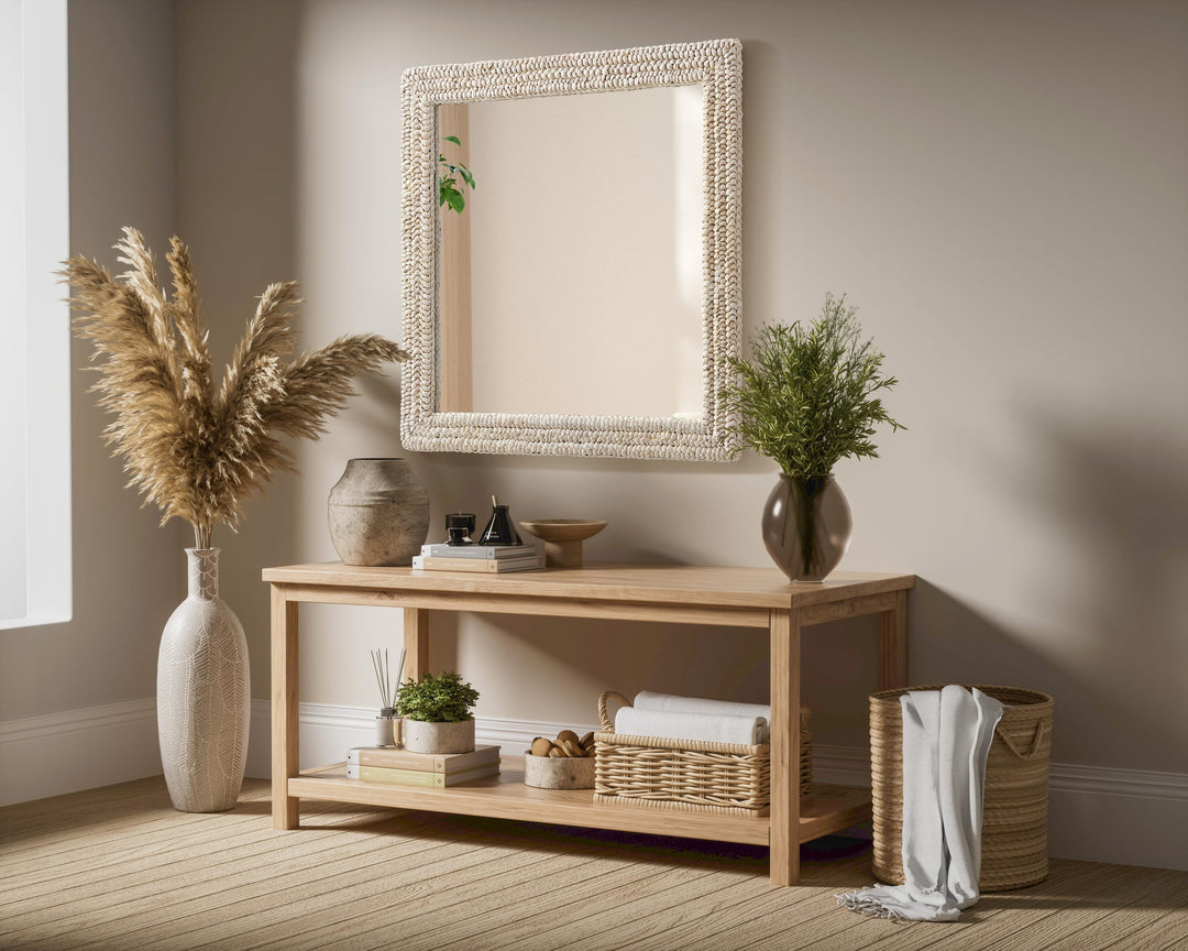 Jute Rectangle Mirror by Elegant - view 58