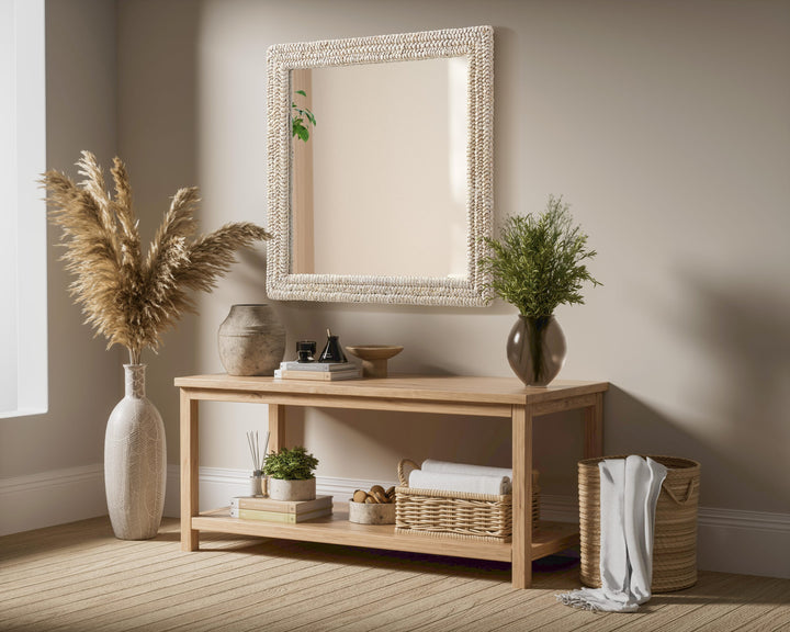 Jute Rectangle Mirror by Elegant - view 58